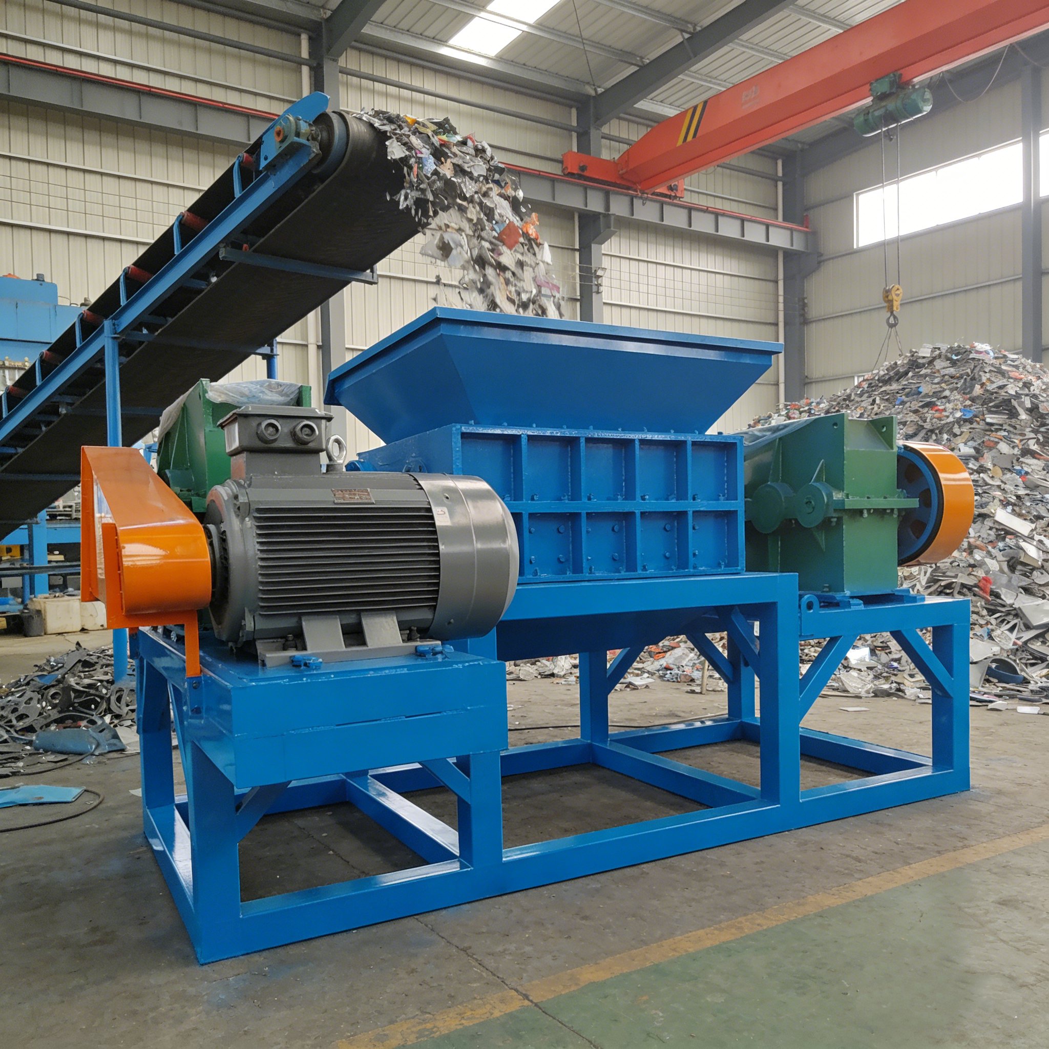 Dual-shaft shredder